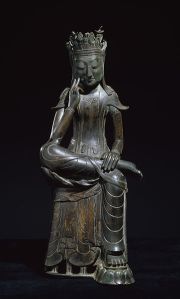 Maitréja - bódhisattva soucitu... je super, že právě toho nic nevyvede z míry; photo credit National Museum of Korea)
